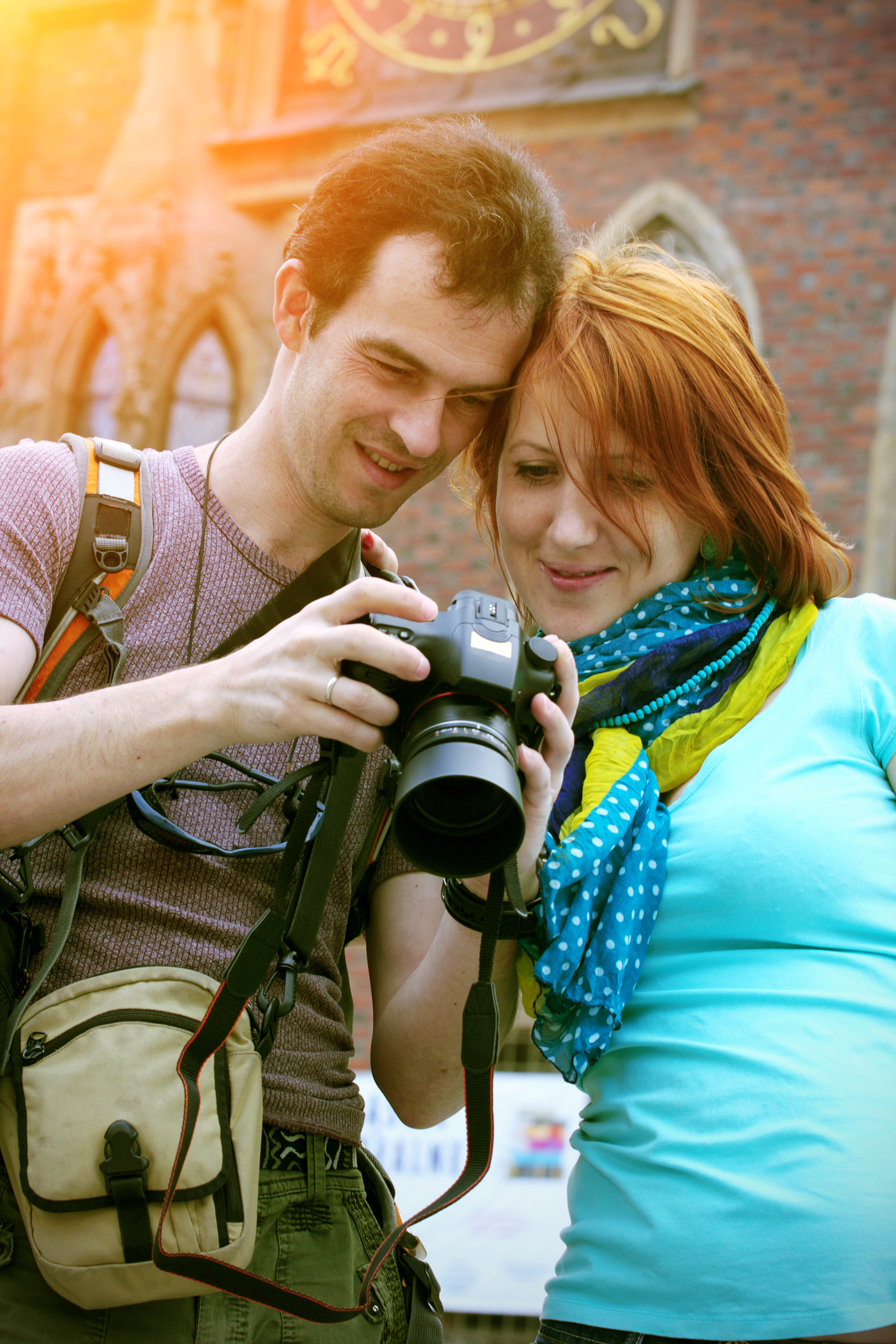 Bekijken van foto op camera